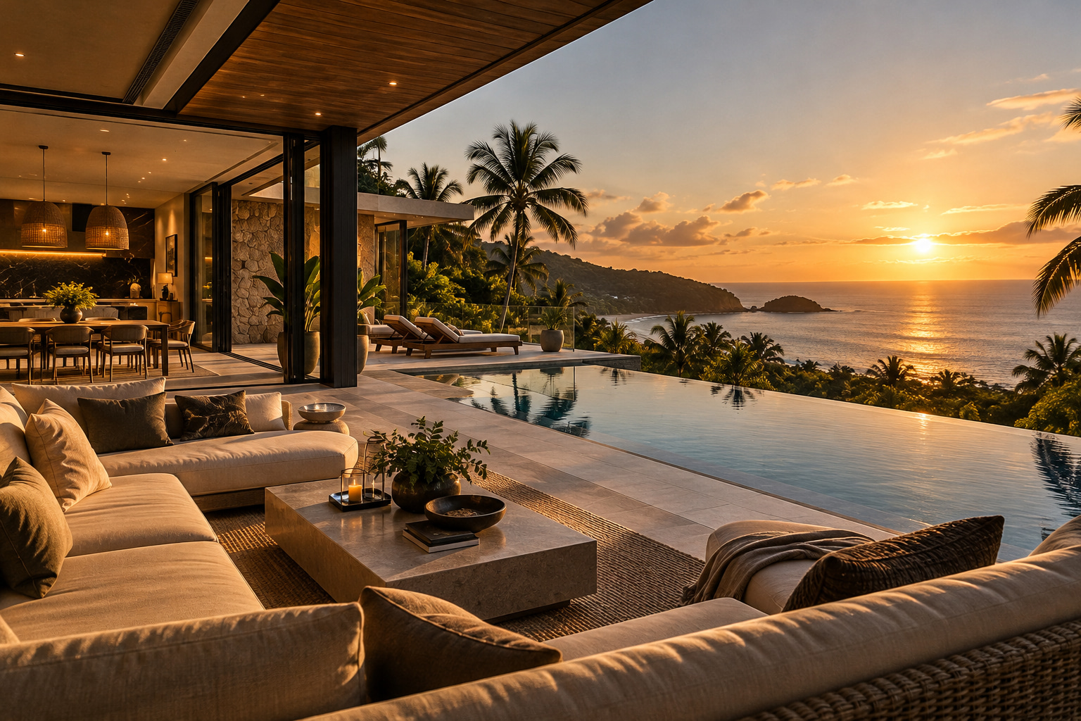Exklusive Strandresidenz in Brasilien mit großzügiger Poolterrasse und direktem Meerblick als Teil der kuratierten PERBRA Selected Residences.