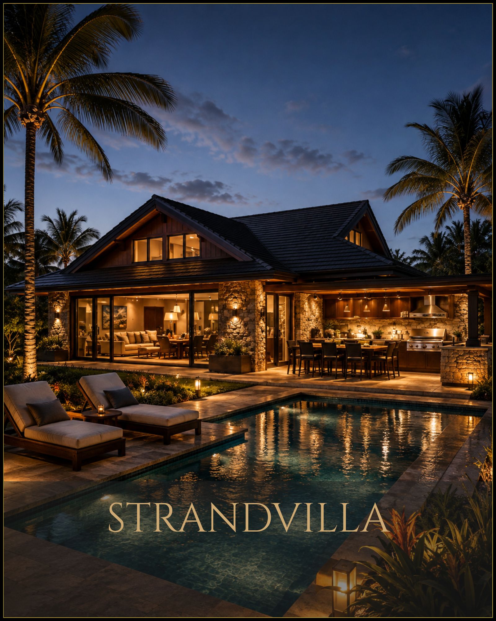 Exklusive Strandvilla in tropischer Küstenlage