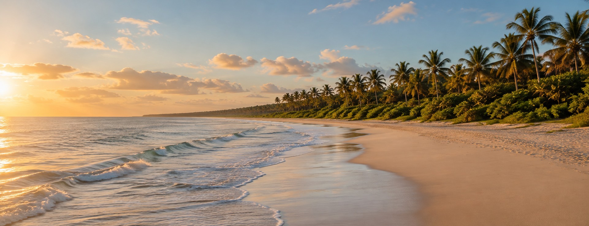 Pristine tropical beach on the Costa das Baleias