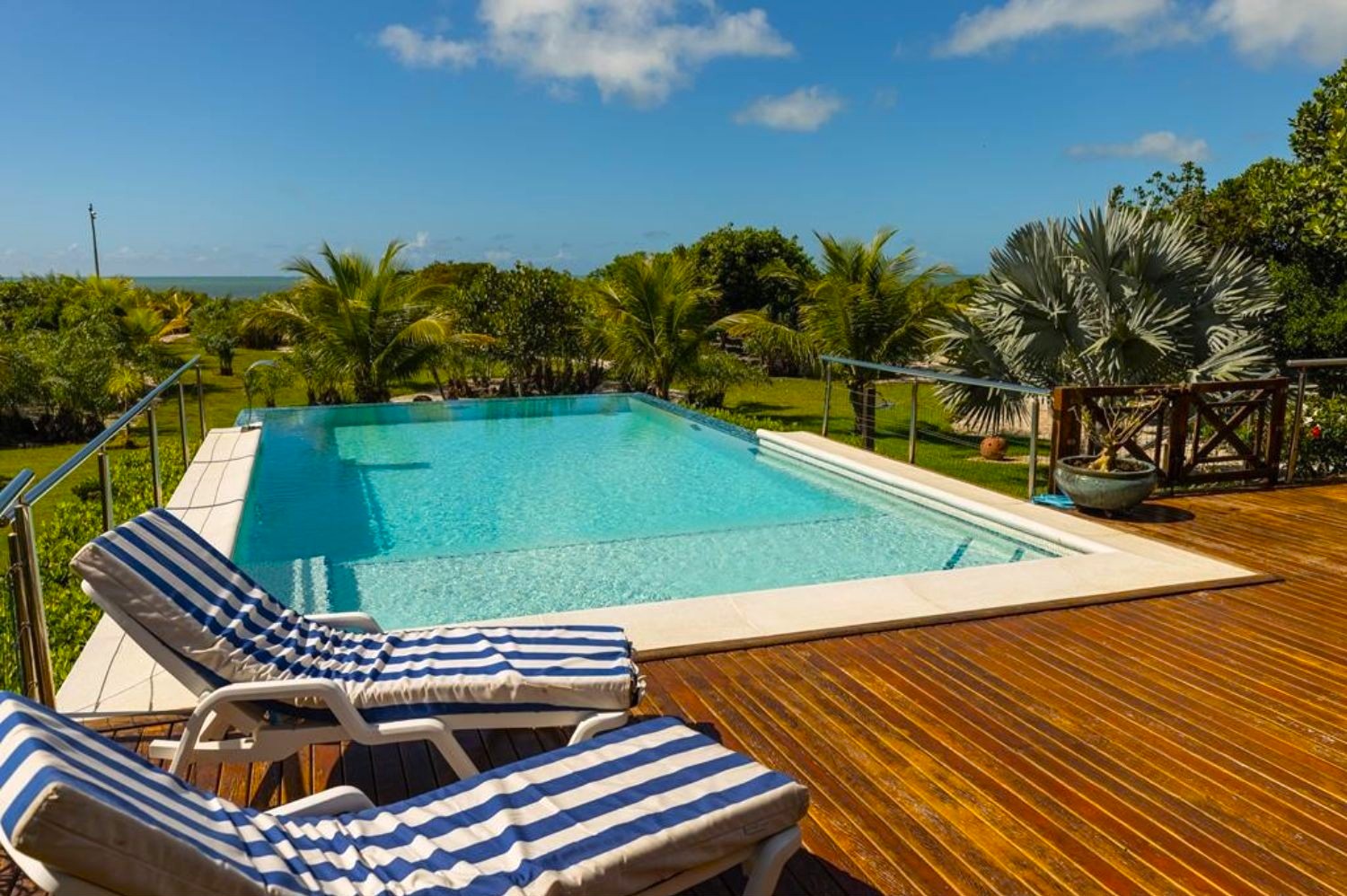 Pool terrace at Casa Serenidade