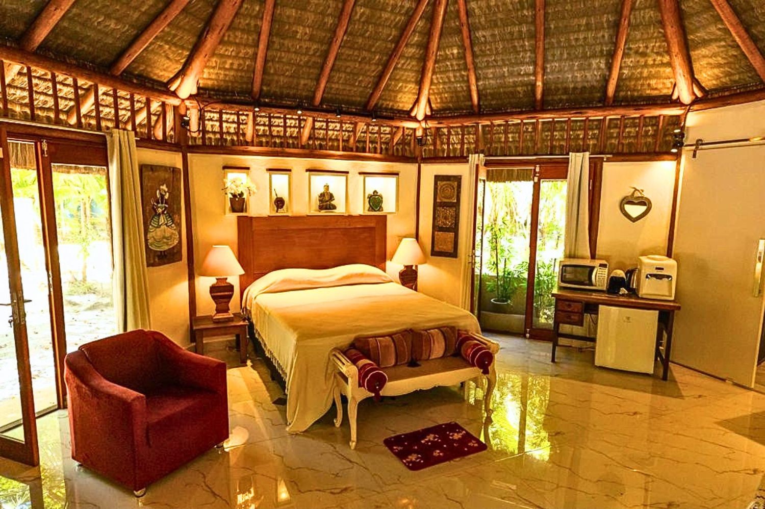 Interior of the guest house