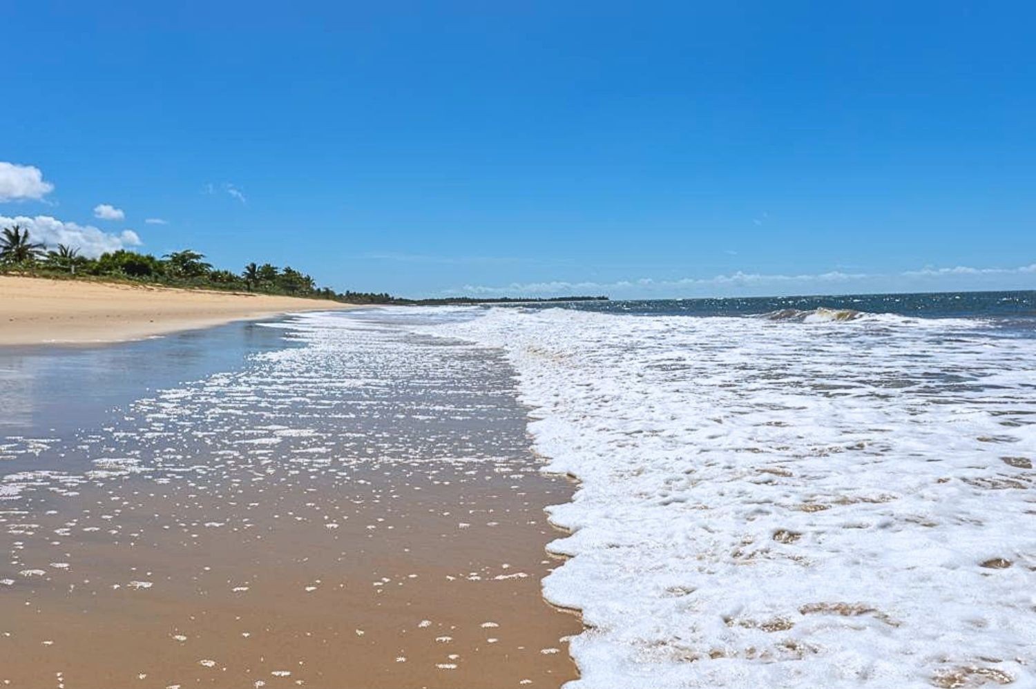 Beach near Casa Serenidade in Santo André