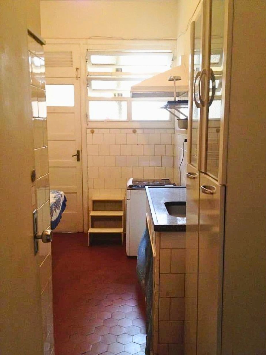 Separate kitchen at Apartamento Leme
