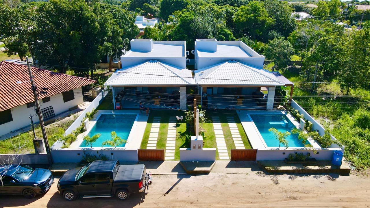 Aerial view of Casa Michaela with private pool
